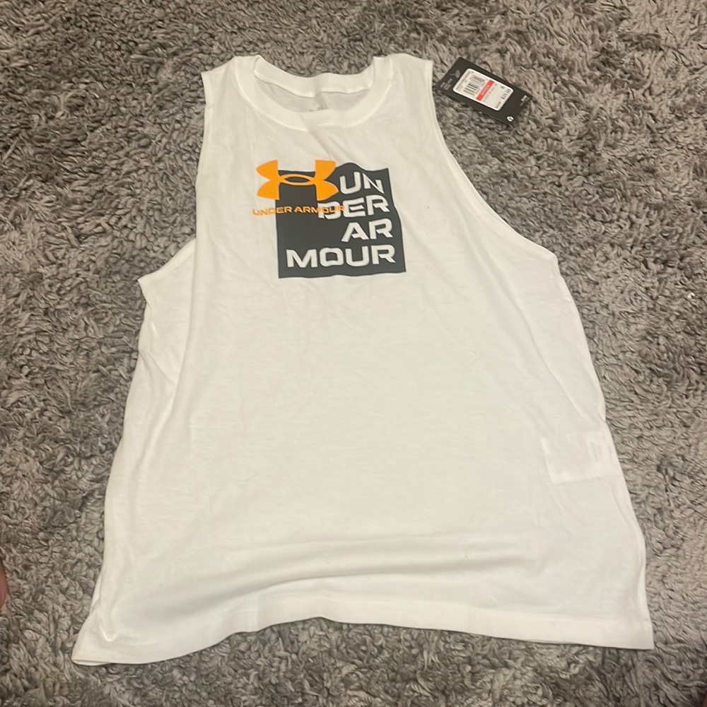 Under armour graphic muscle tee